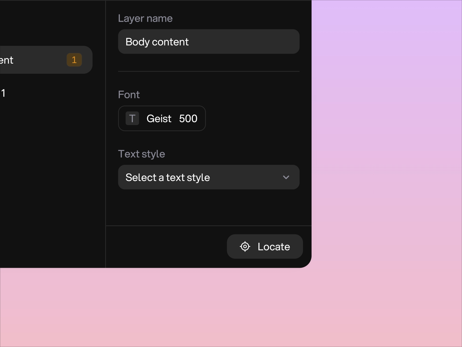 Screenshot 3 for Style Checker, a Framer Marketplace plugin by Framer Lists.