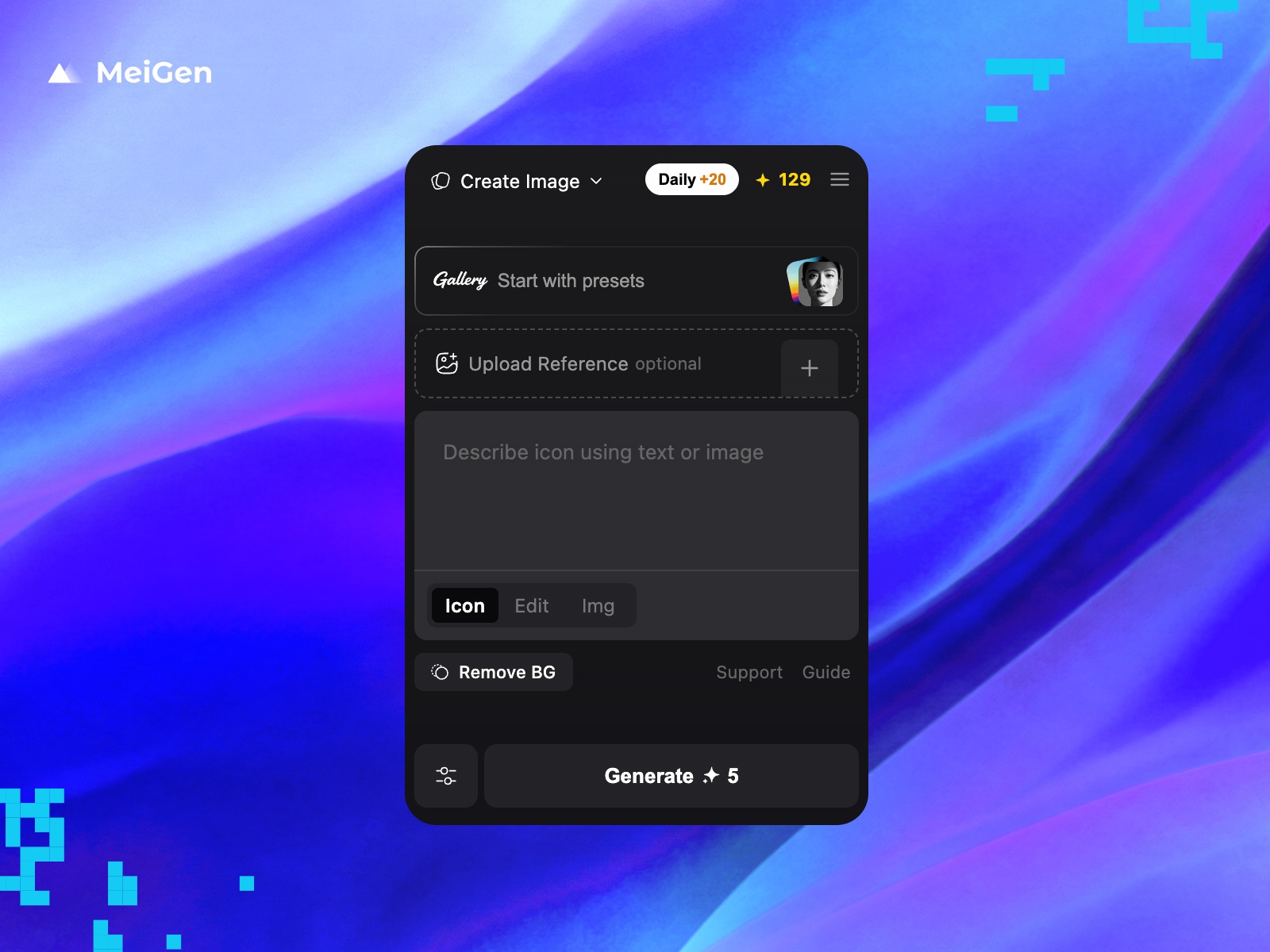 Thumbnail 1 for MeiGen AI Generator, a Framer Marketplace template by MeiGen AI.