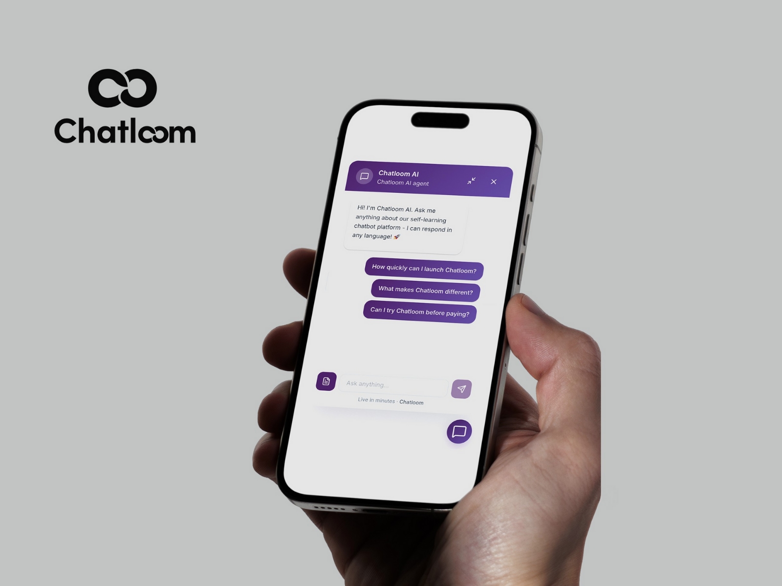Thumbnail 1 for Chatloom, a Framer Marketplace plugin by Can Girgin.