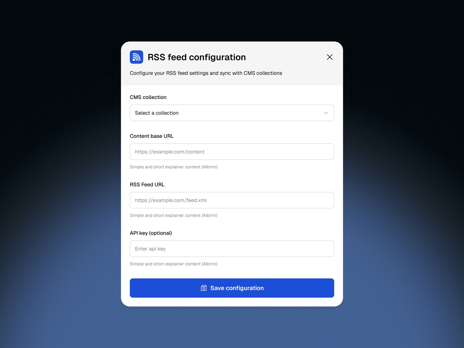 Thumbnail 2 for Comminova RSS, a Framer Marketplace template by Comminova.