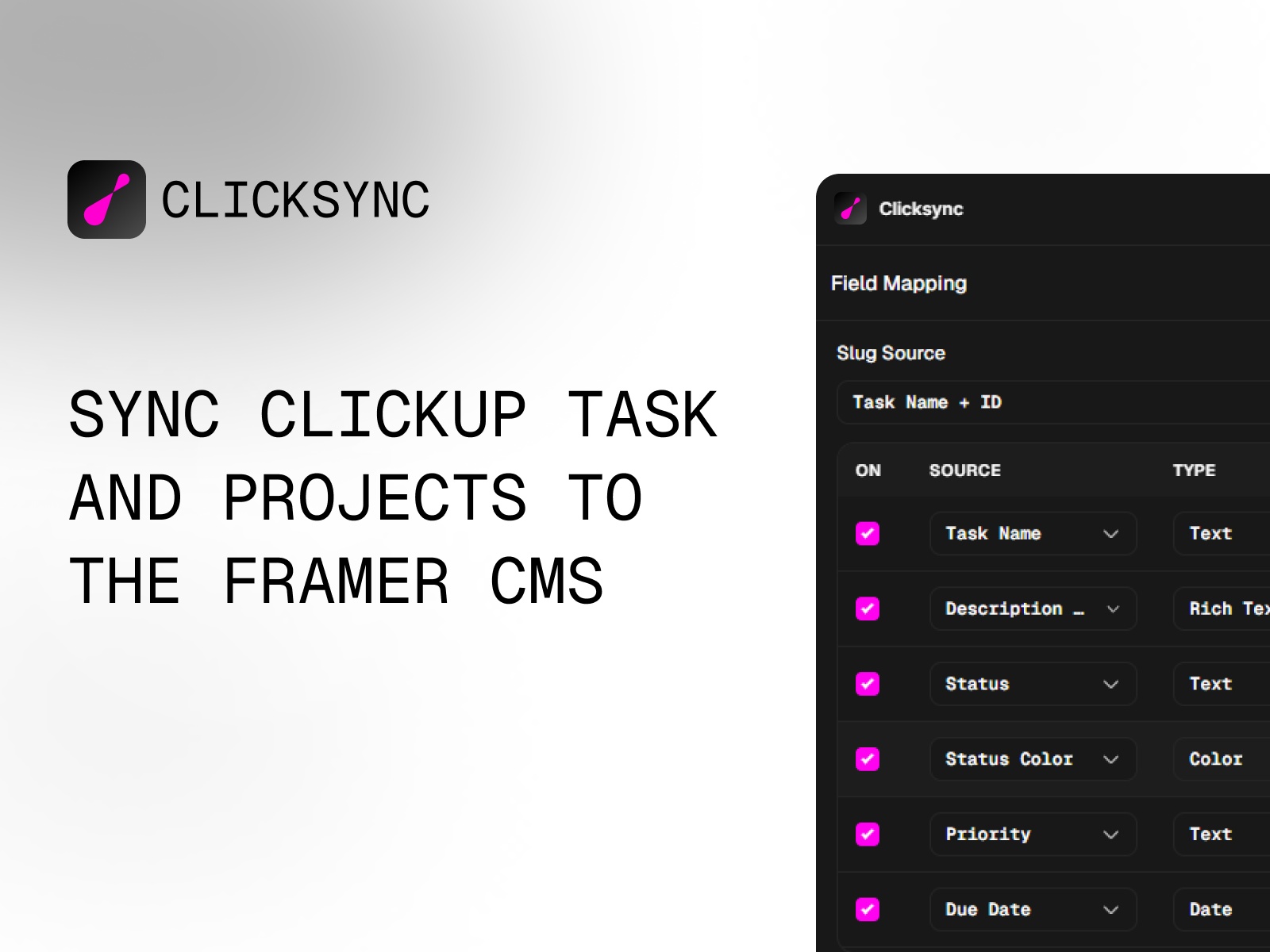 Thumbnail 2 for Clicksync, a Framer Marketplace template by Kayode.