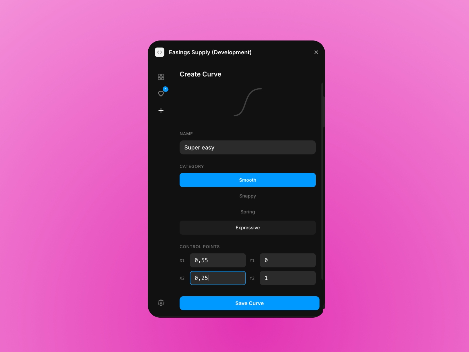 Thumbnail 2 for Easings Supply, a Framer Marketplace template by Sanna Granqvist.