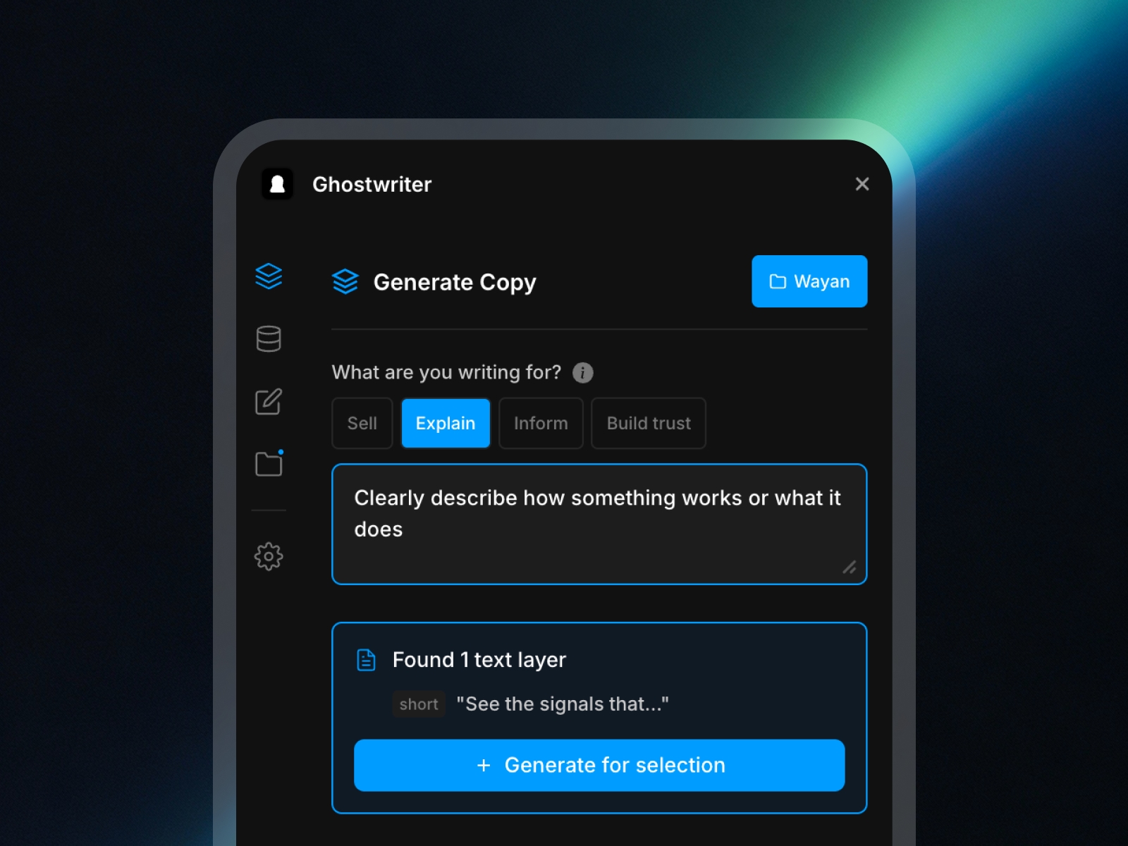 Thumbnail 2 for Ghostwriter, a Framer Marketplace template by Sanna Granqvist.