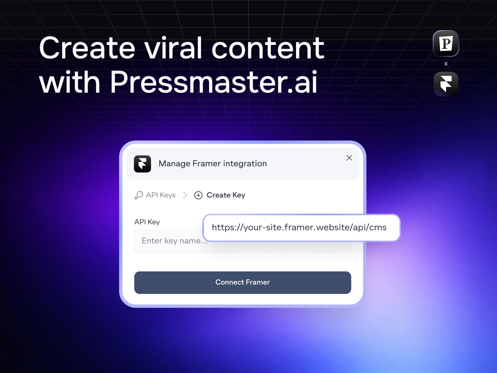Screenshot 3 for Pressmaster Collections, a Framer Marketplace plugin by Yaroslav Zakharov.