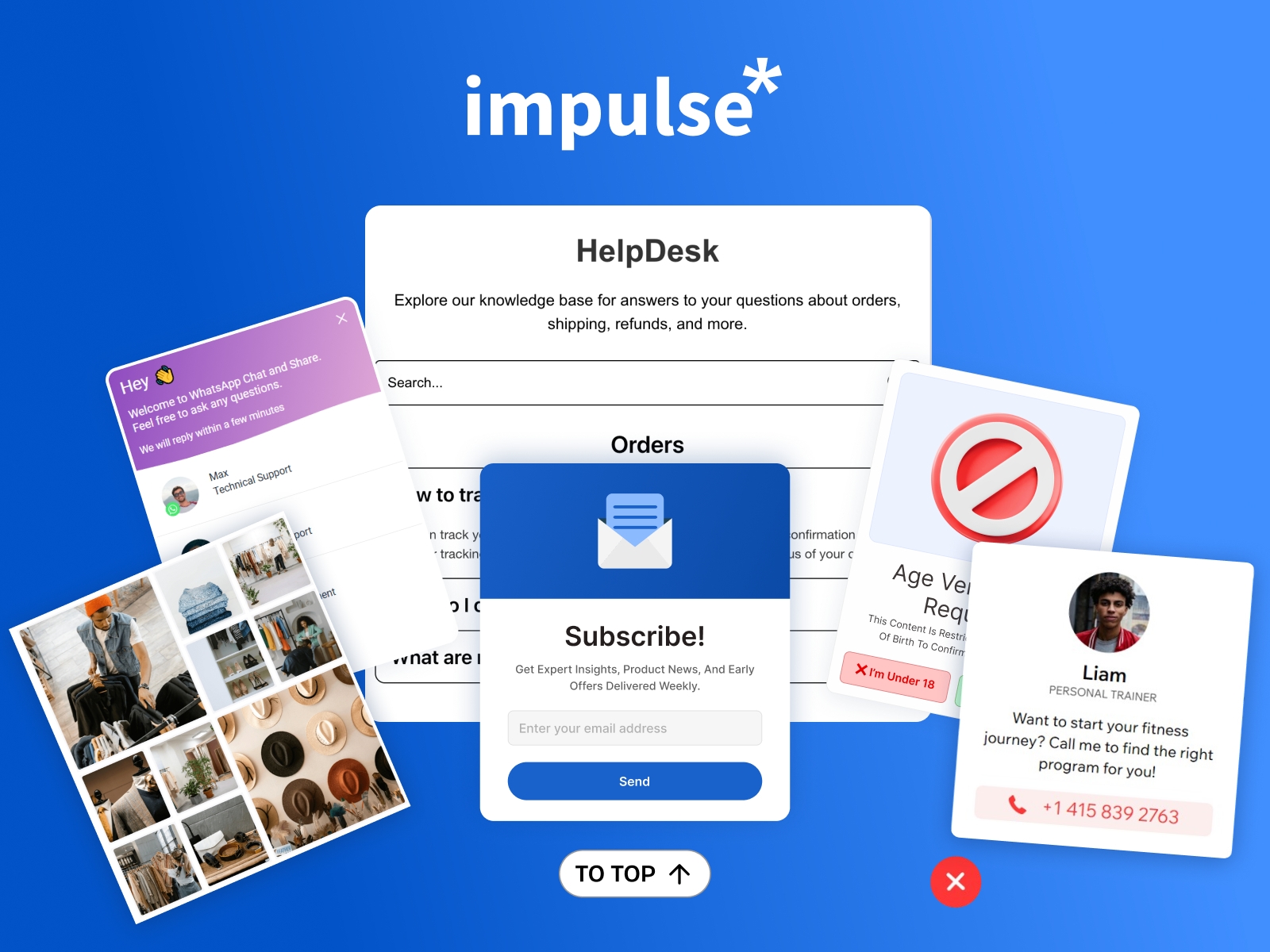 Thumbnail 1 for Impulse: All-in-One App, a Framer Marketplace template by Impulse App.