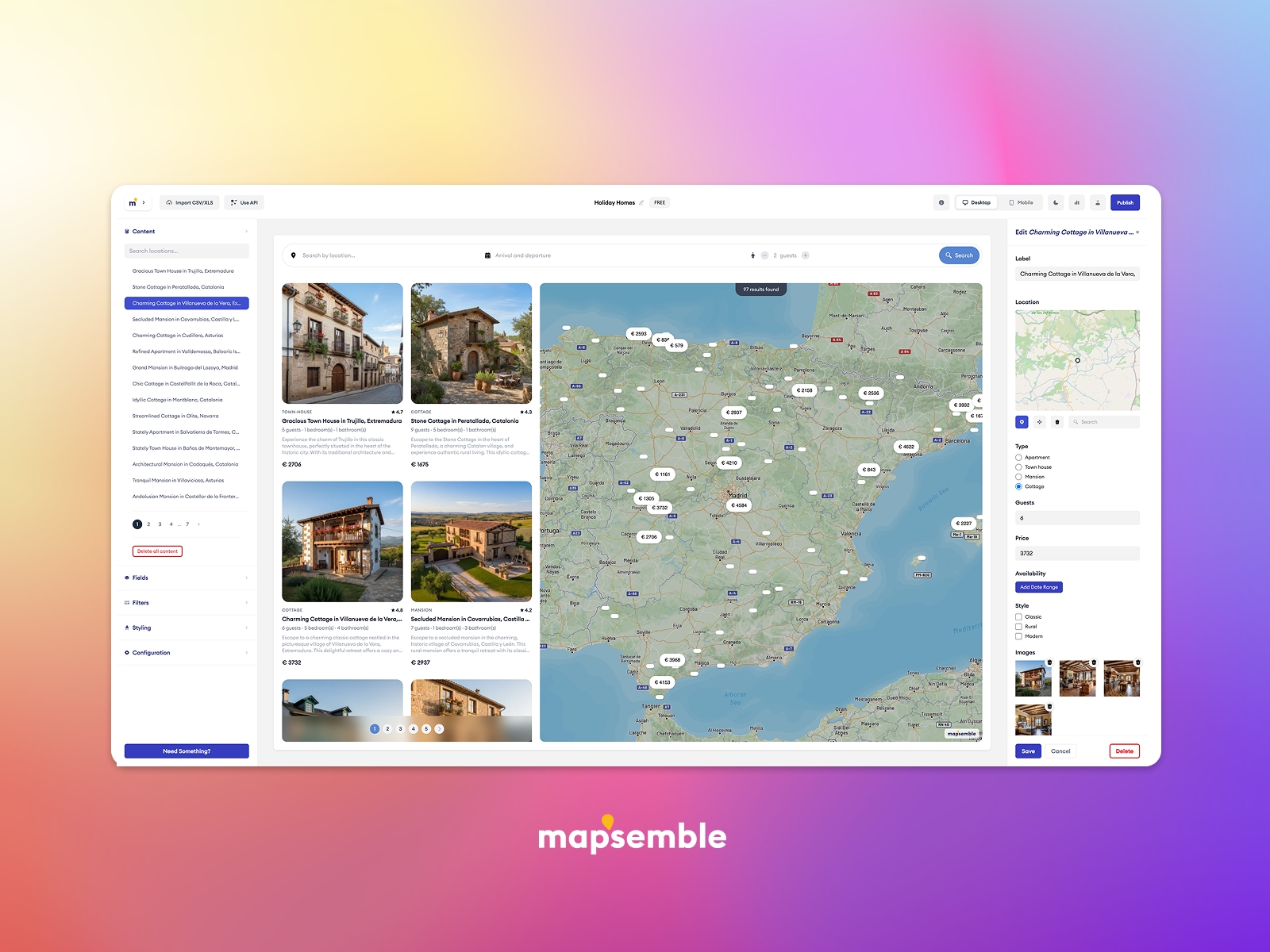 Screenshot 4 for Mapsemble, a Framer Marketplace plugin by Teun van Veggel.