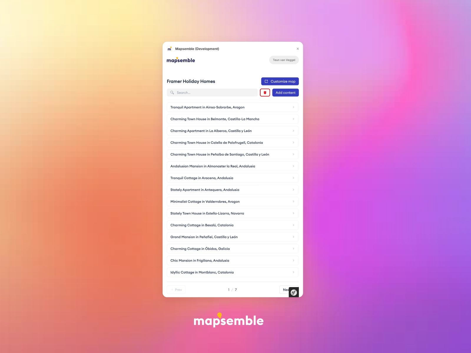 Screenshot 3 for Mapsemble, a Framer Marketplace plugin by Teun van Veggel.