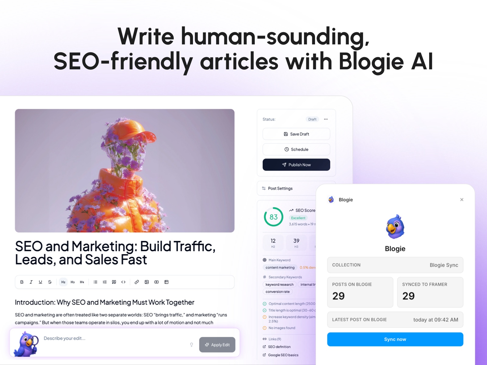 Thumbnail 2 for Blogie, a Framer Marketplace template by Solt Wagner.