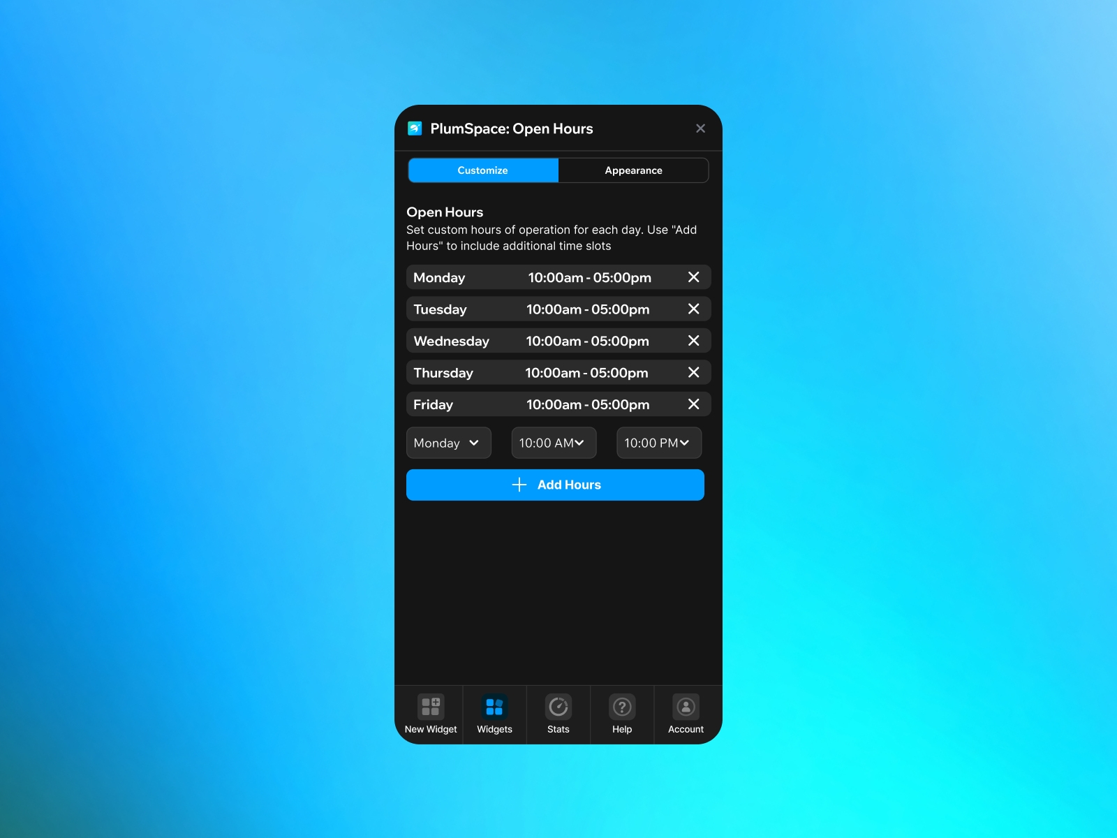 Thumbnail 2 for PlumSpace: Business Opening Hours, a Framer Marketplace template by PlumSpace.