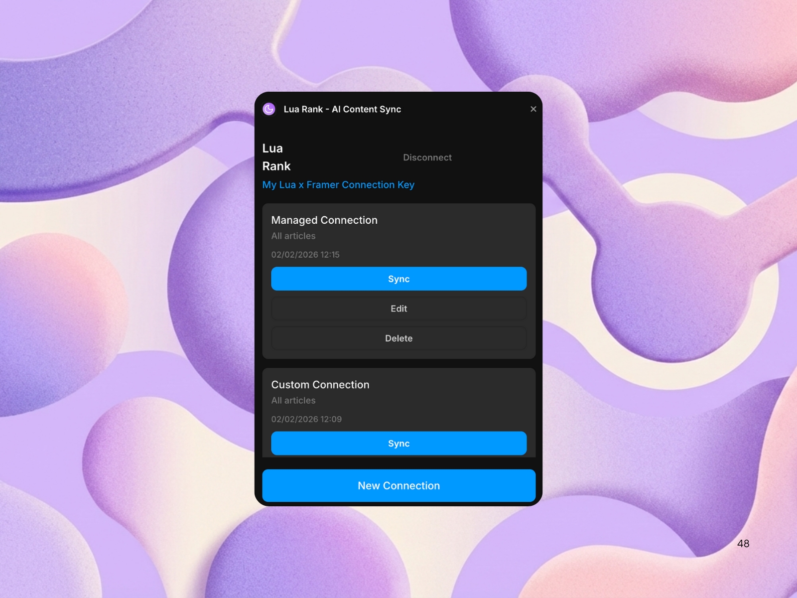 Thumbnail 2 for Lua Rank - AI Content Sync, a Framer Marketplace template by Guilherme Hortinha.