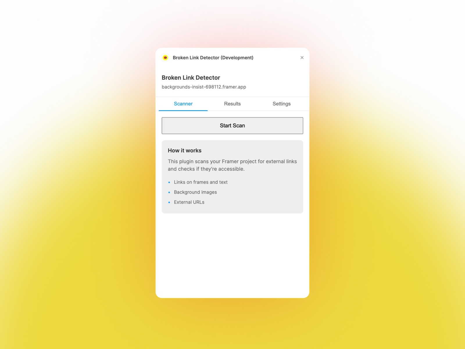 Thumbnail 1 for Fix Broken Links, a Framer Marketplace template by Tijerina.