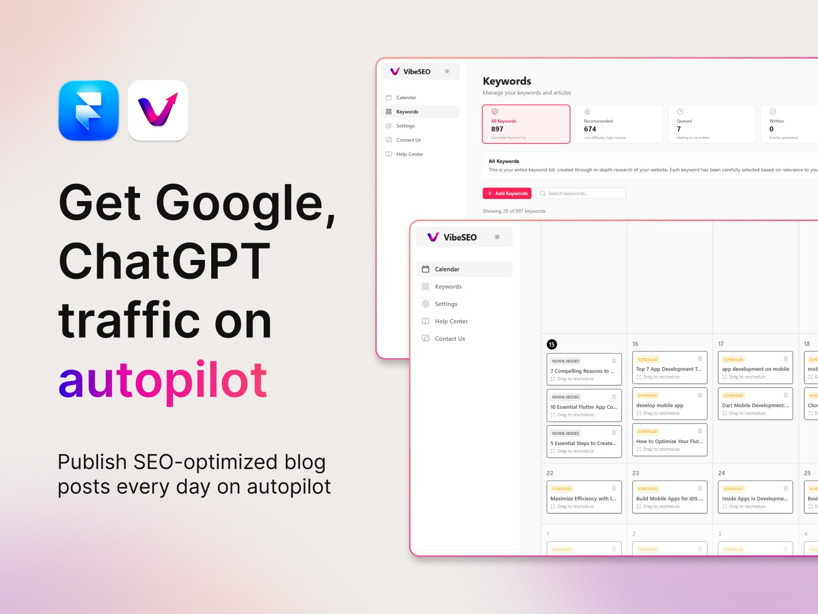 Thumbnail 2 for Get VibeSEO, a Framer Marketplace template by Igor Kim.