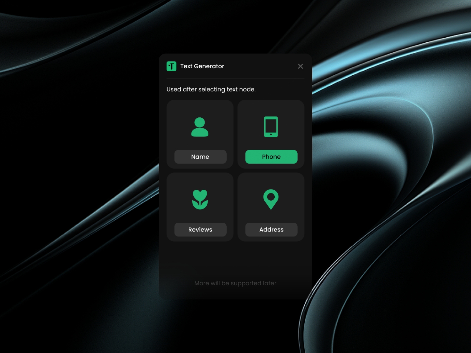 Thumbnail 2 for Text Generator, a Framer Marketplace template by Ximu Xu.