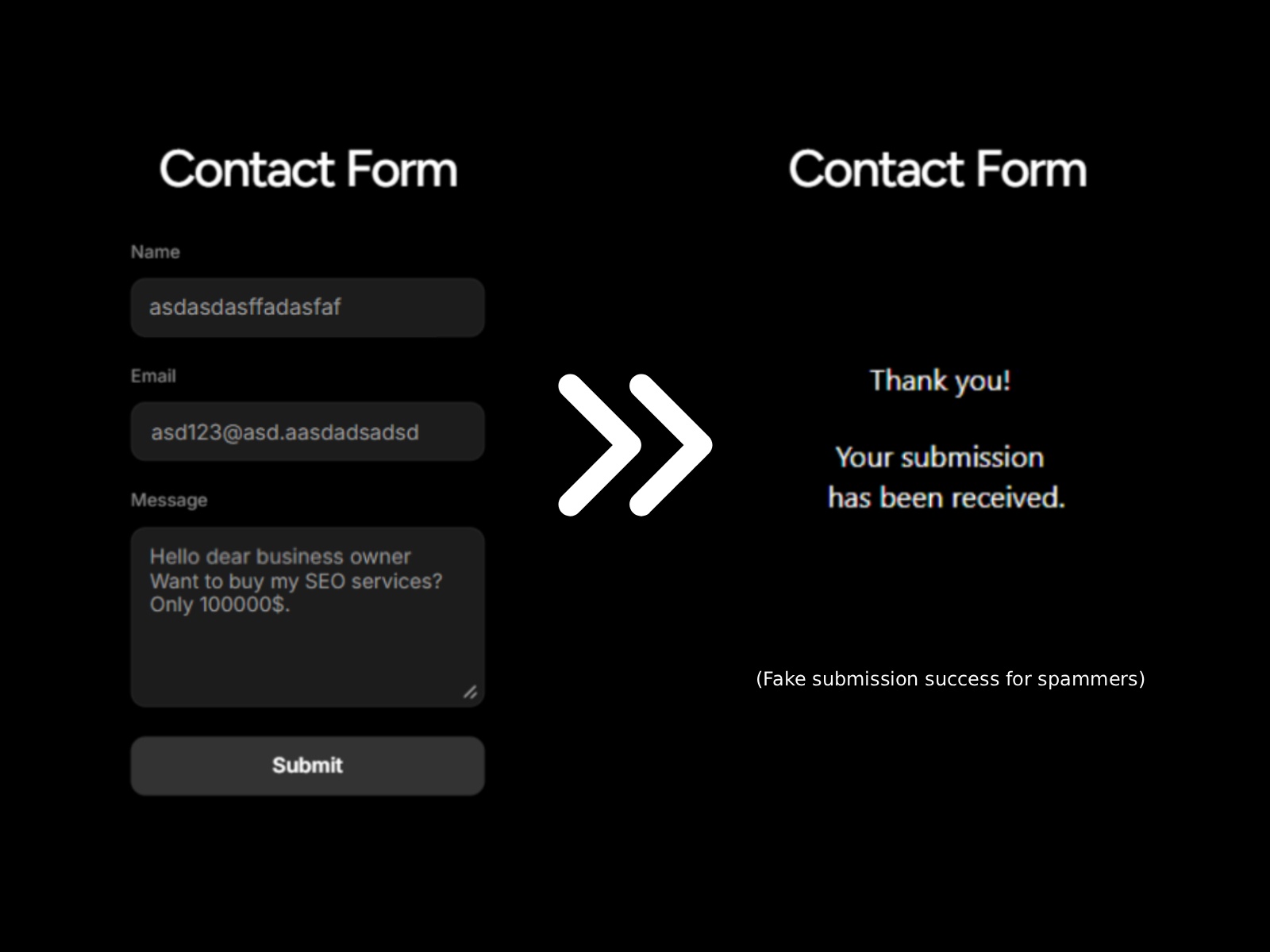 Screenshot 4 for SpamBlock, a Framer Marketplace plugin by BlueSkies Digital.
