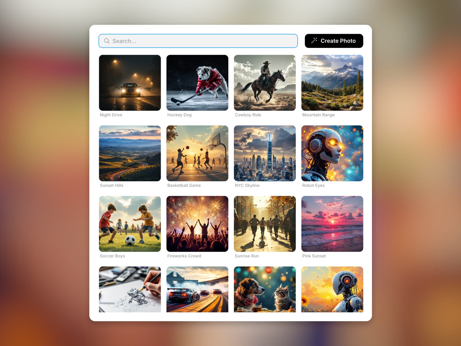 Screenshot 2 for PhotoBase, a Framer Marketplace plugin by BaseAI.