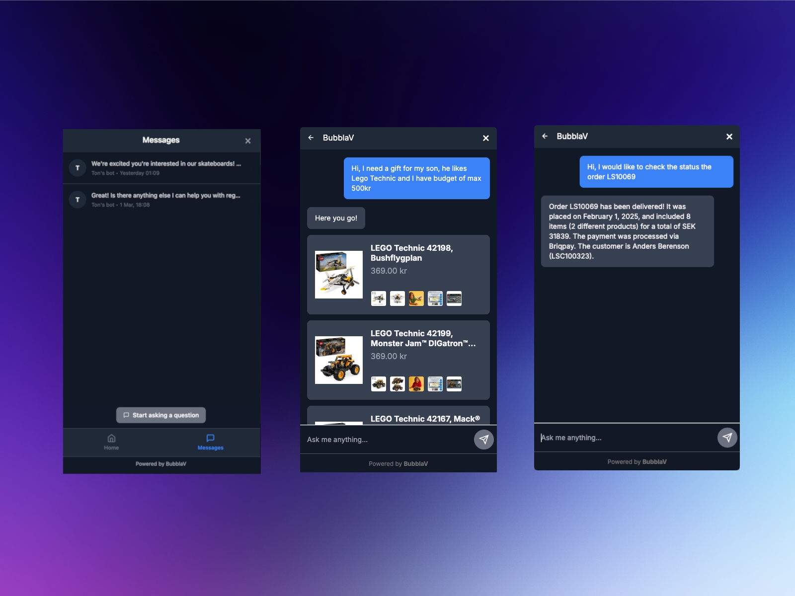 Thumbnail 2 for BubblaV AI Chatbot, a Framer Marketplace template by BubblaV AI.