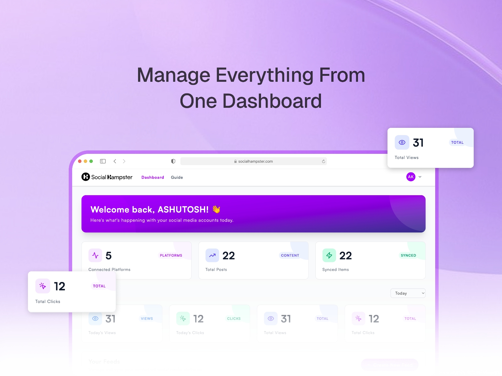 Screenshot 3 for Social Hampster, a Framer Marketplace plugin by 7 Seers.