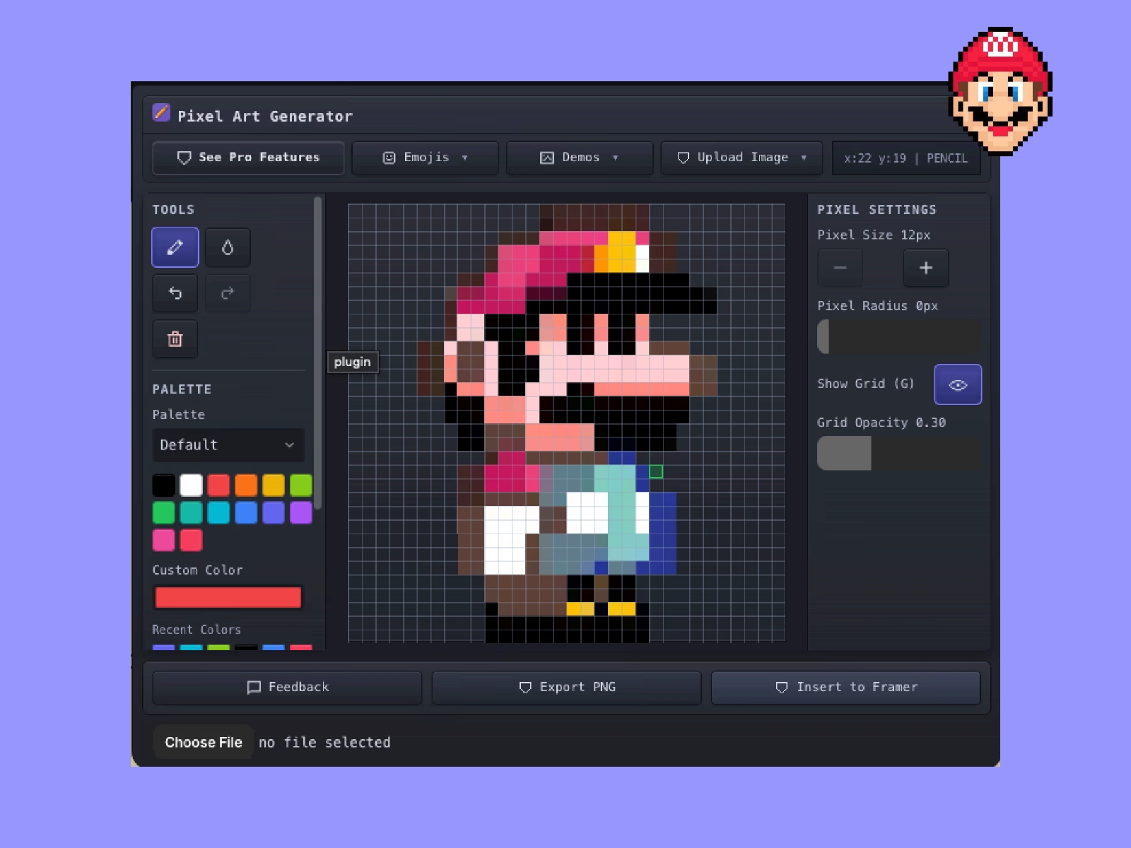 Thumbnail 1 for Pixely, a Framer Marketplace template by Kami.