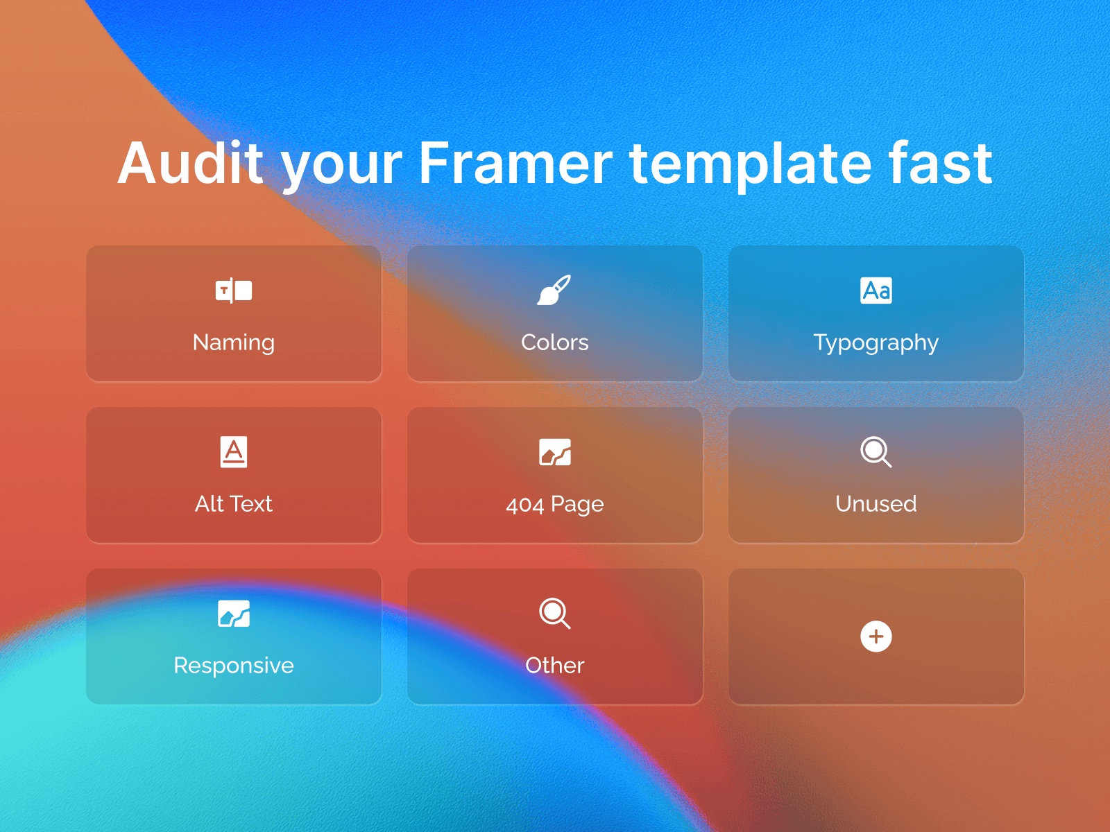 Thumbnail 2 for Auditor, a Framer Marketplace plugin by Shaigexp.