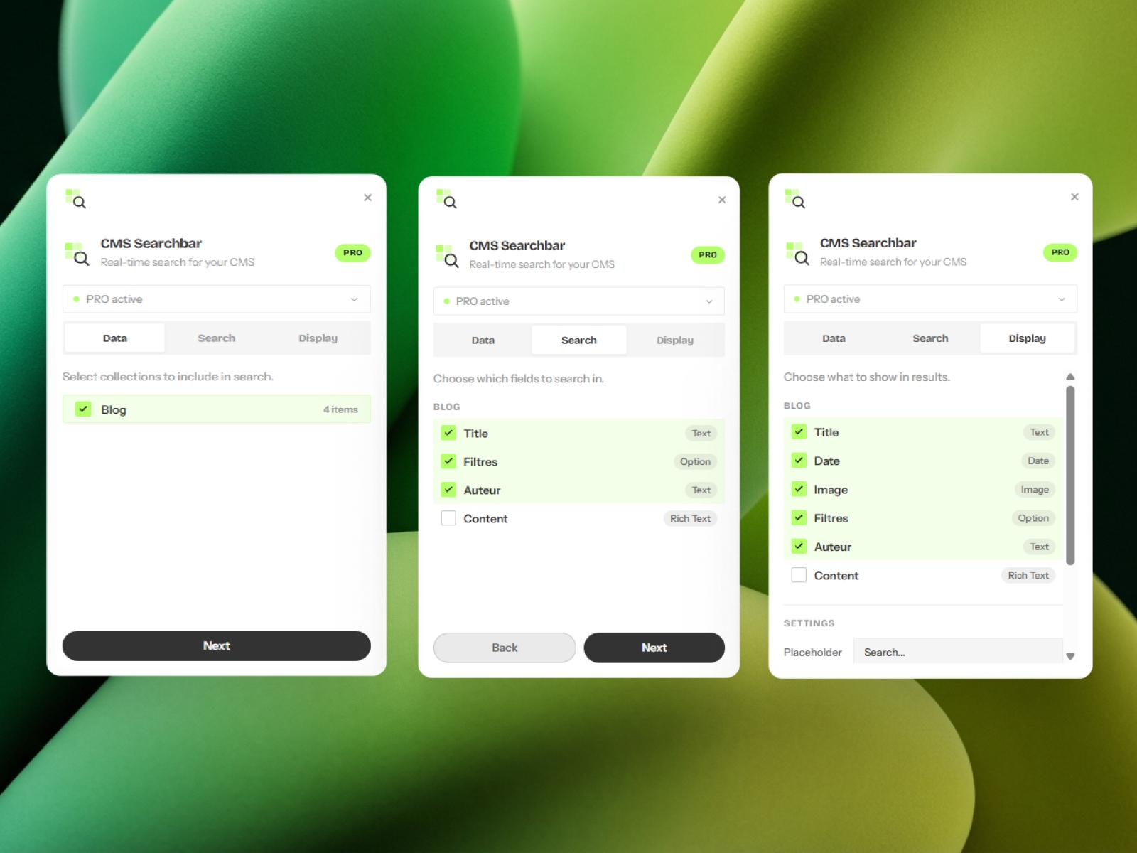 Thumbnail 2 for CMS Searchbar, a Framer Marketplace template by Ilies Allali.