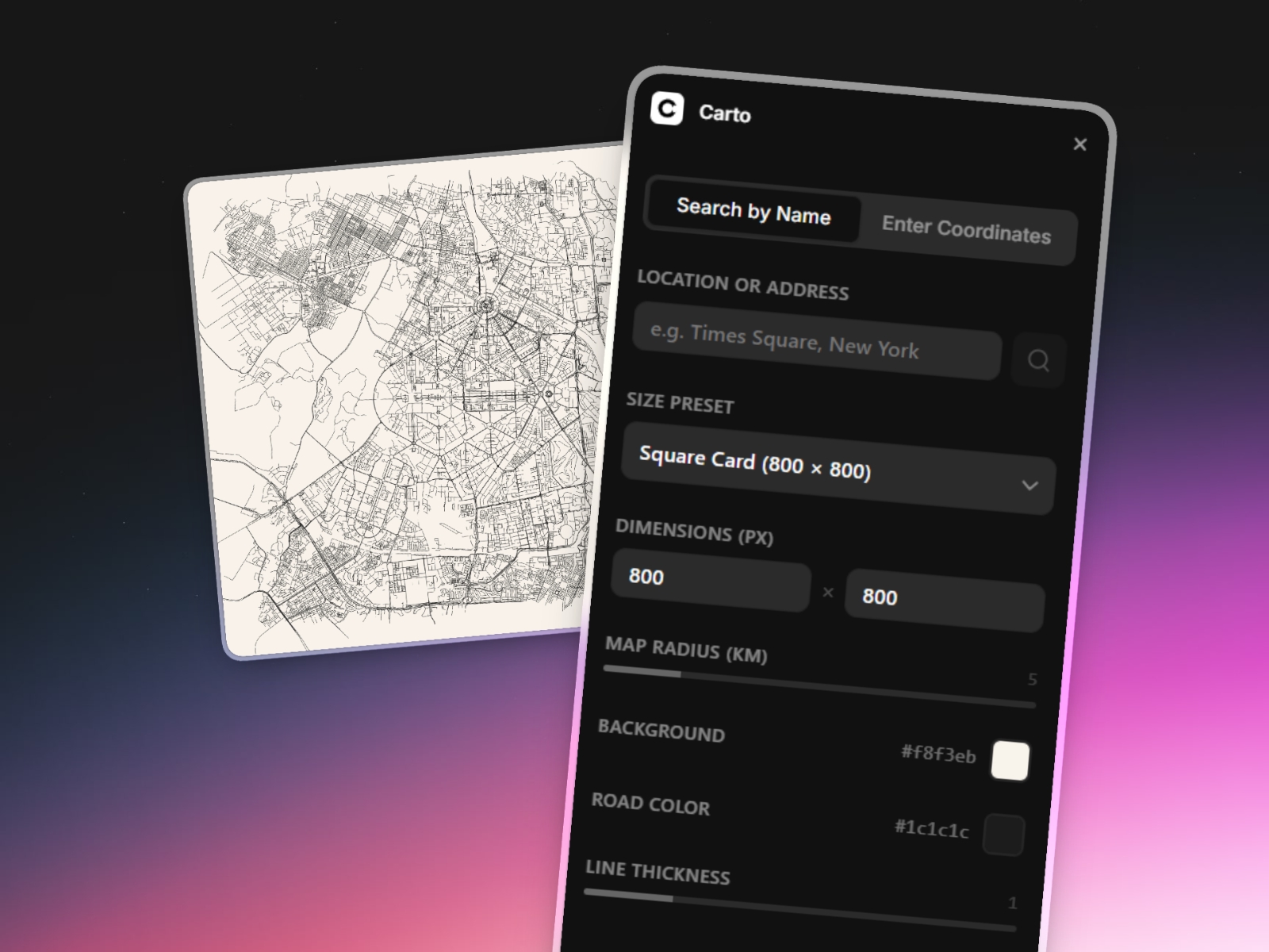 Screenshot 3 for Carto, a Framer Marketplace plugin by Moksh Singh Dangi.