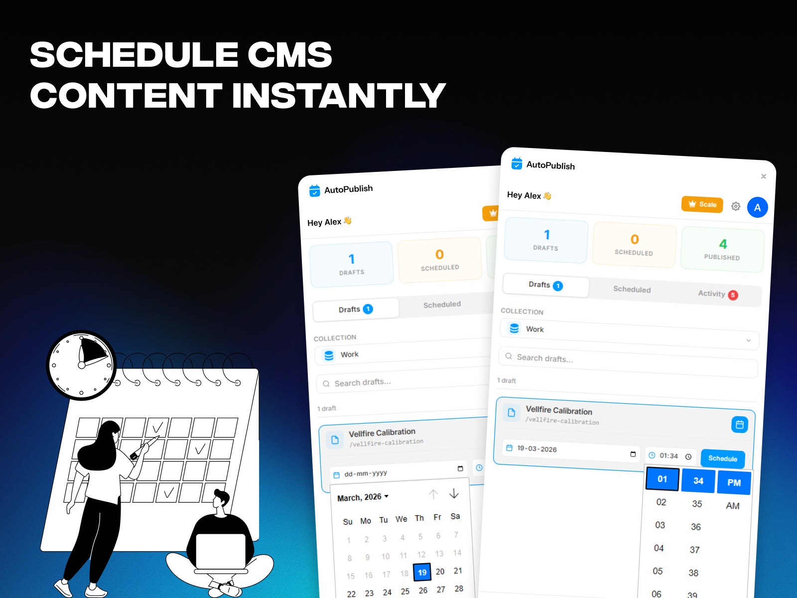 Thumbnail 2 for Auto Publish, a Framer Marketplace plugin by Framer Geeks.