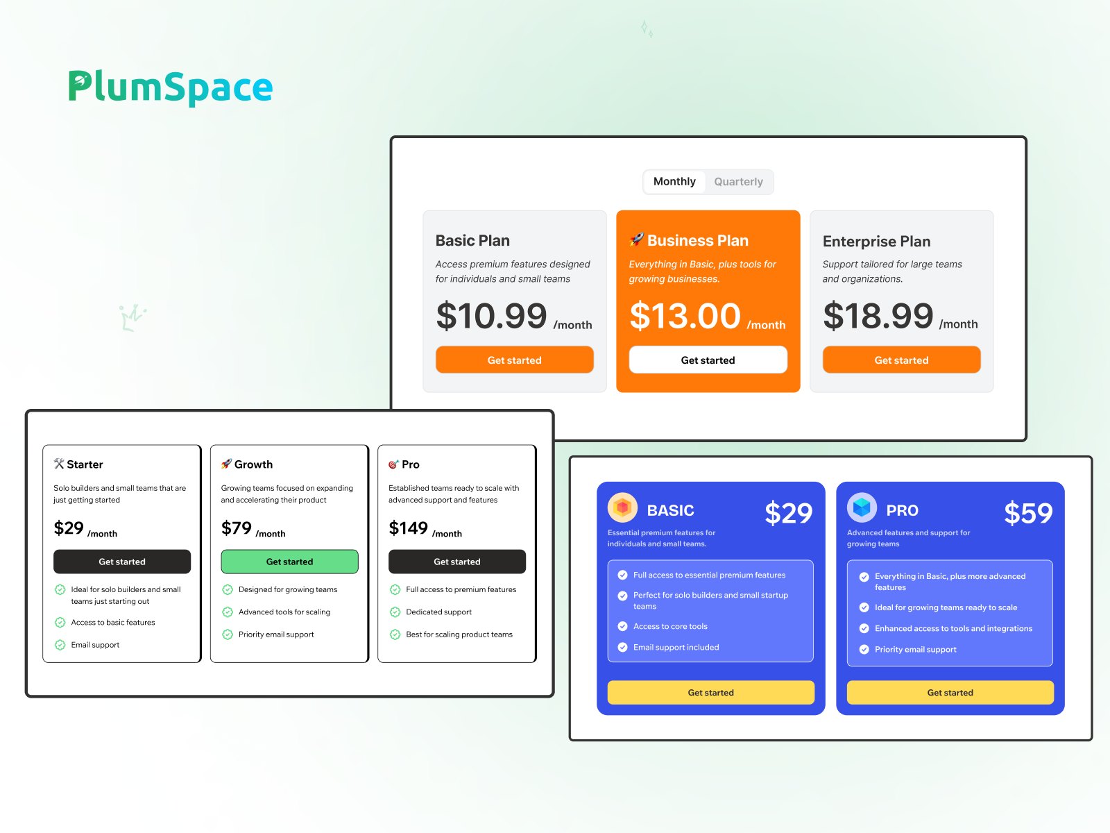 Thumbnail 1 for PlumSpace: Price Table, a Framer Marketplace template by PlumSpace.