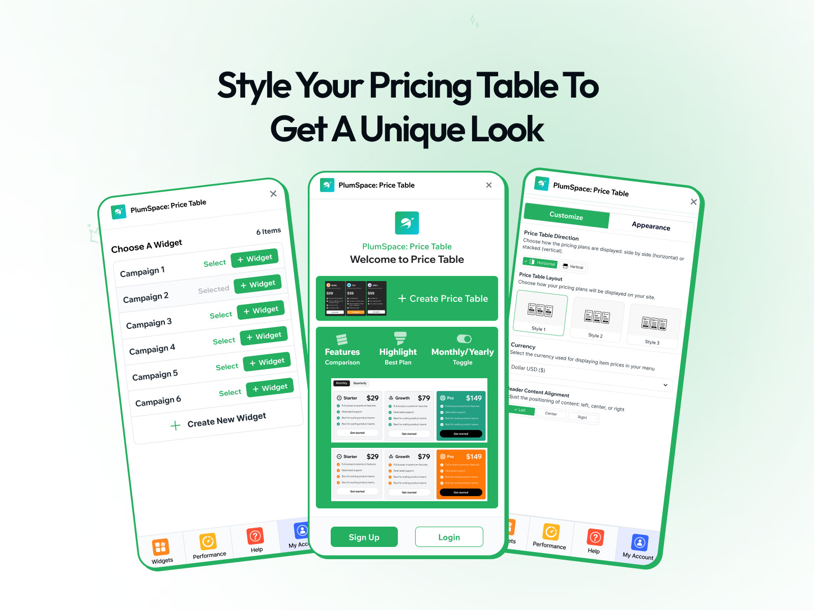 Thumbnail 2 for PlumSpace: Price Table, a Framer Marketplace template by PlumSpace.