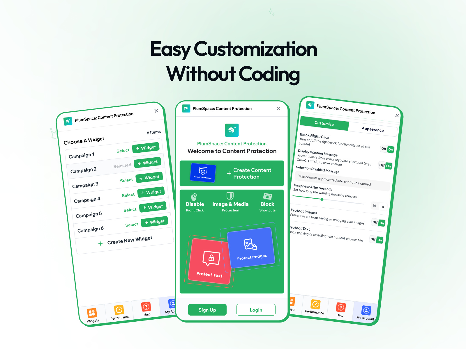 Screenshot 3 for PlumSpace: Content Protection, a Framer Marketplace plugin by PlumSpace.