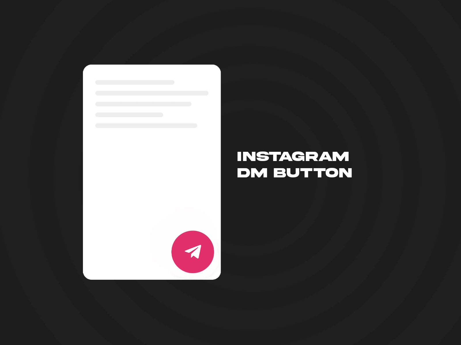 Thumbnail 2 for Instagram DM Button, a Framer Marketplace template by Ekomobong Otu.