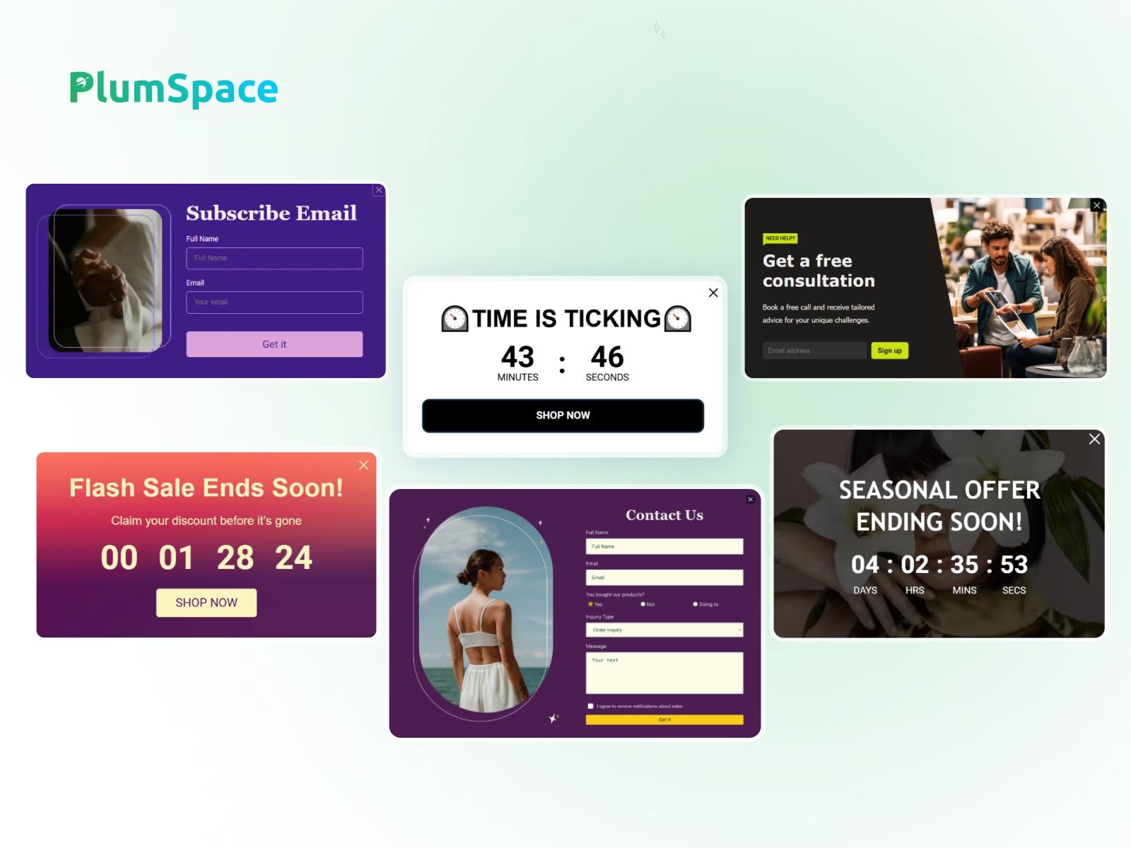 Thumbnail 1 for PlumSpace: Popup Window, a Framer Marketplace template by PlumSpace.