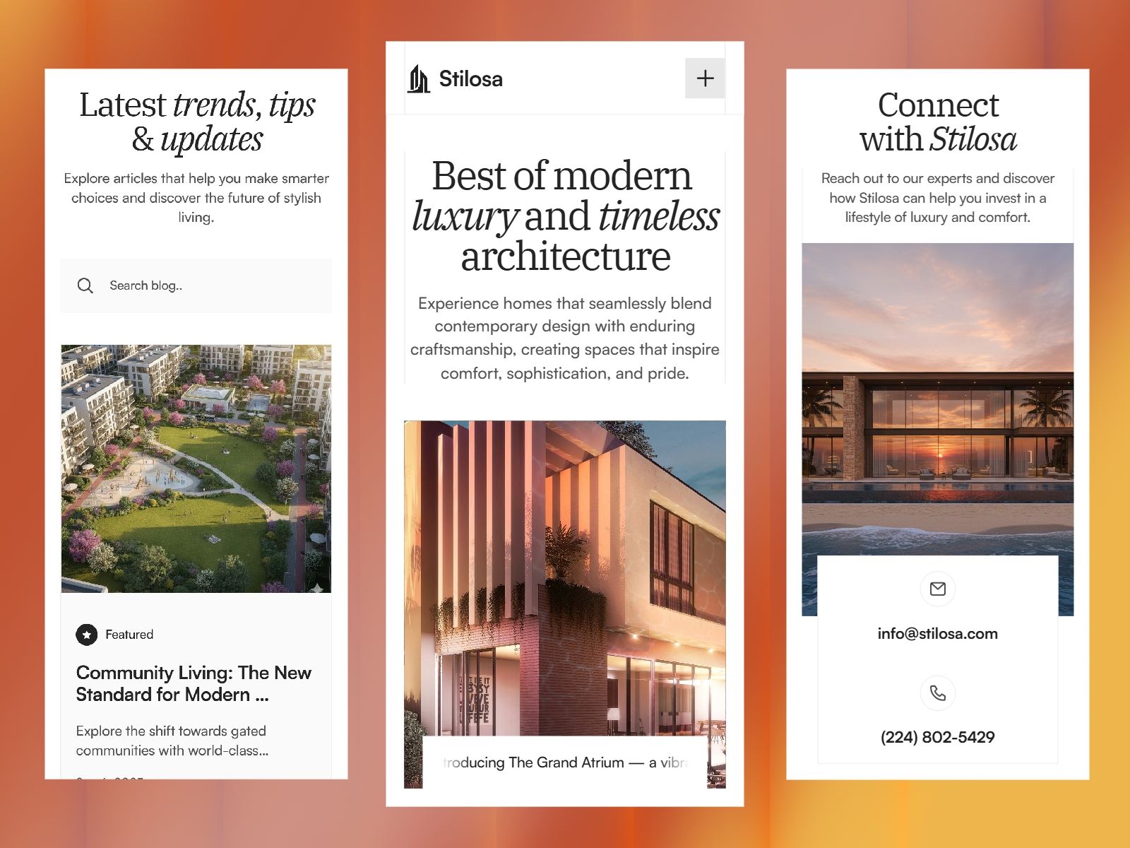 Screenshot 4 for Stilosa, a Framer Marketplace template by Aviral Lakhanpaul.