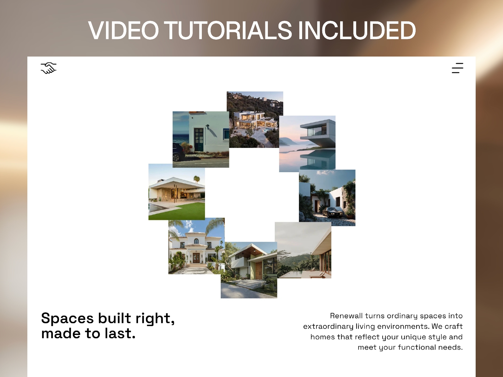 Thumbnail 1 for Renewall, a Framer Marketplace template by Varshaa.