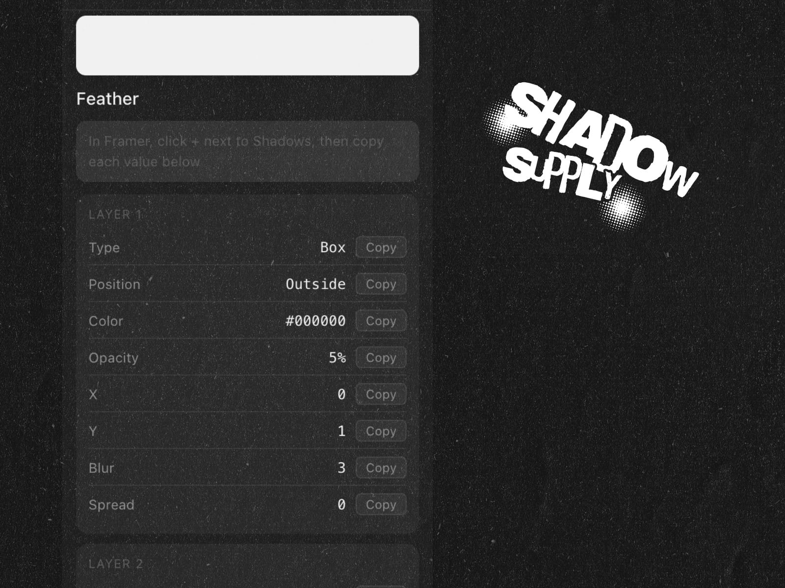 Shadow Supply