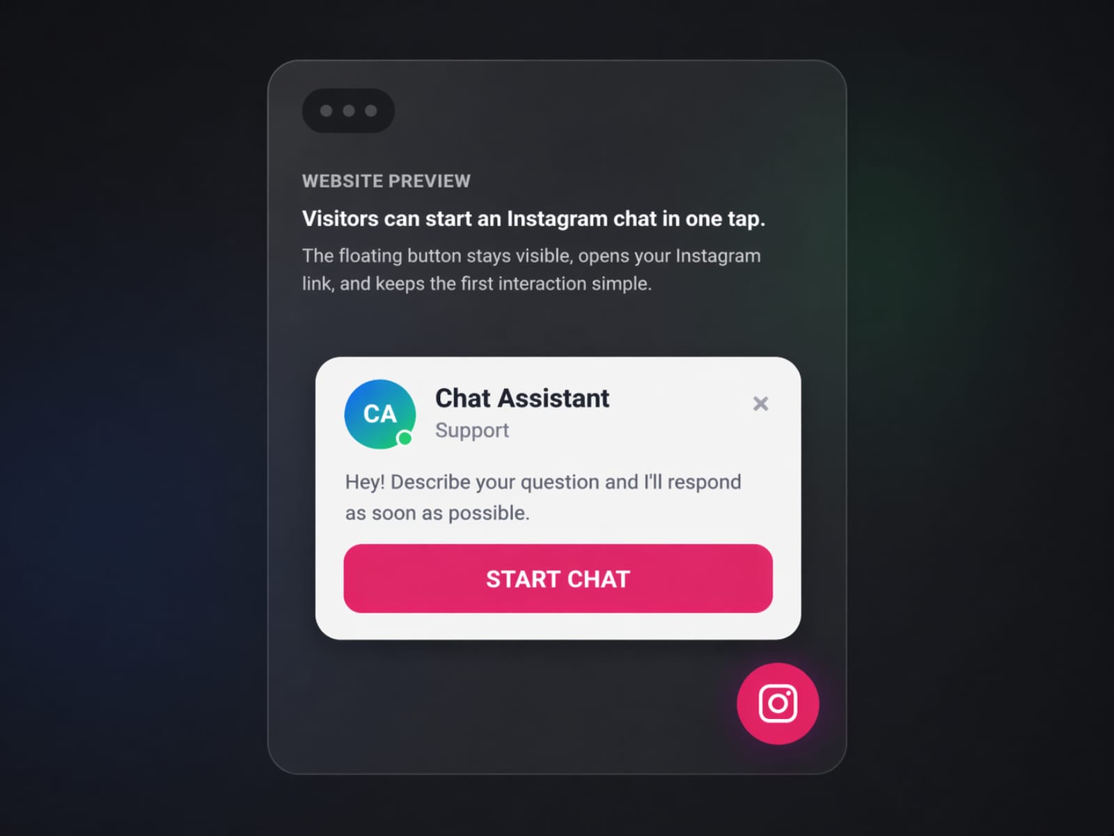 Message On Instagram