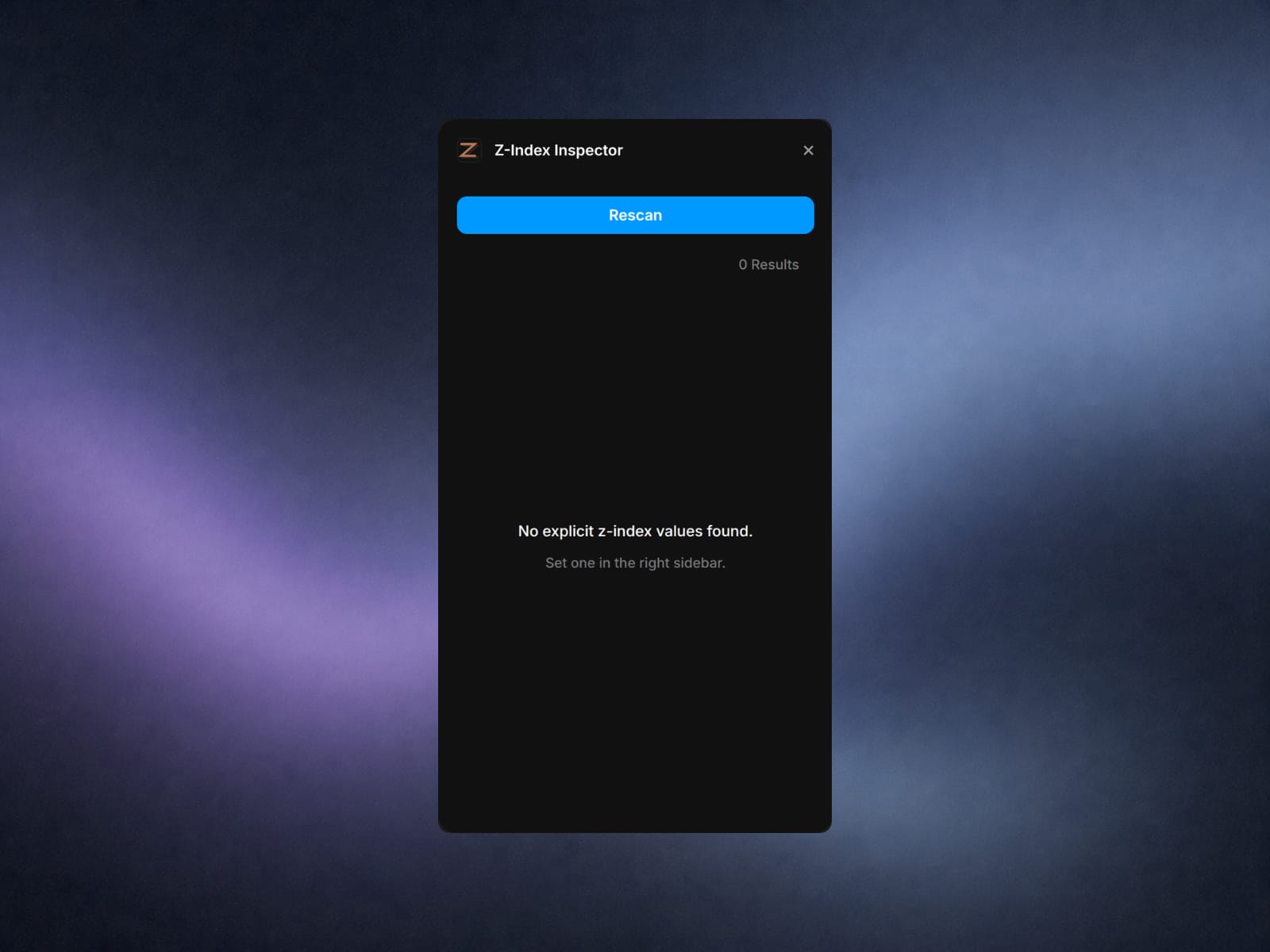 Z-Index Inspector