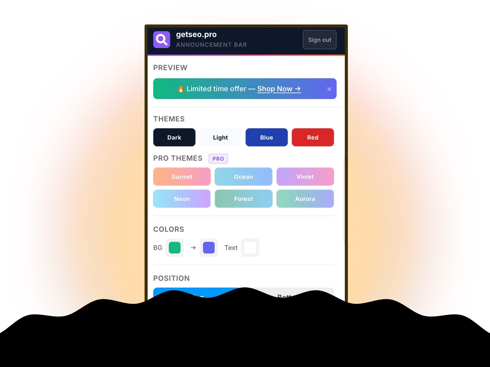 Top Bar Pro by getseo.pro