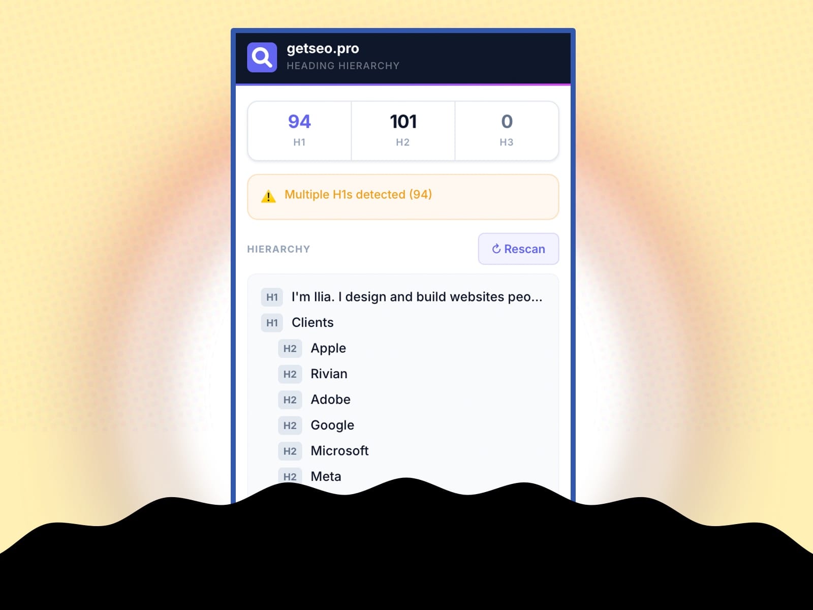 No.1 Heading Hierarchy Checker by getseo.pro