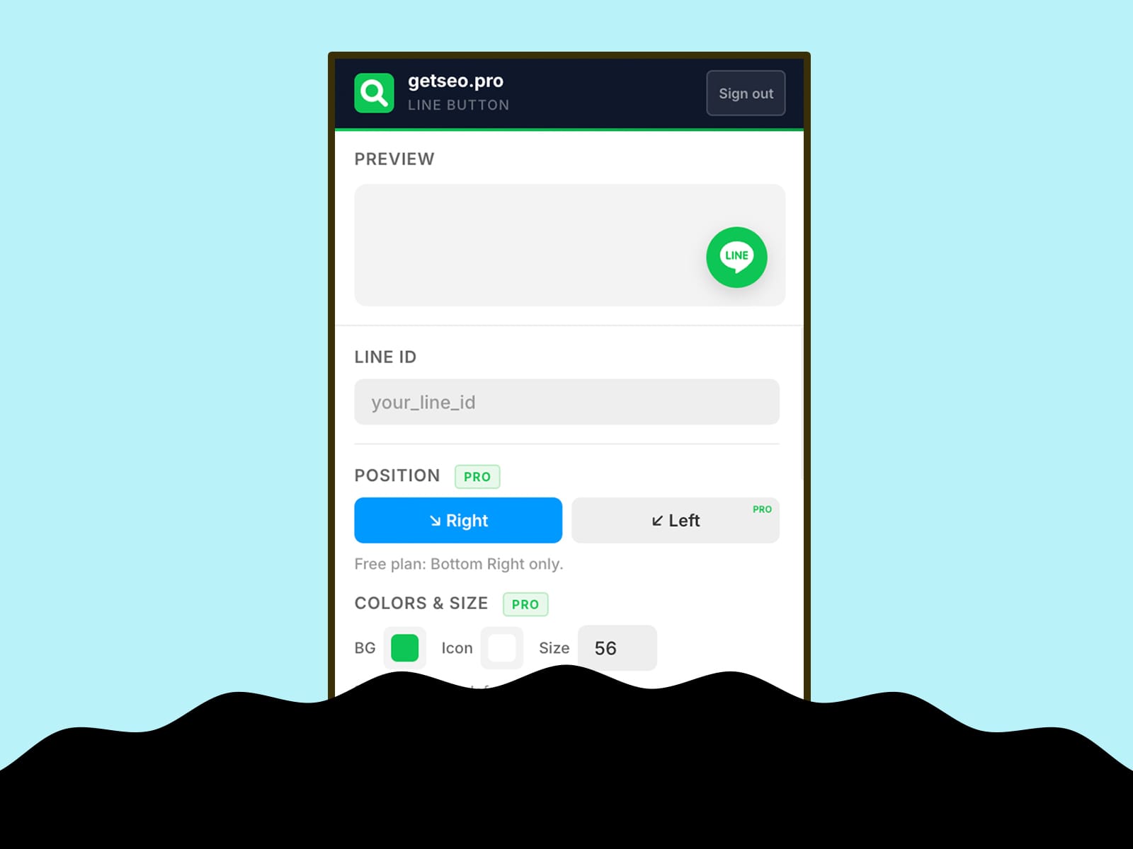 LINE Button by getseo.pro