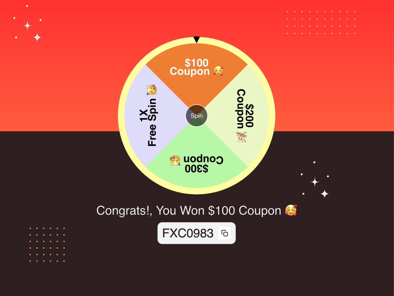 Framer Lucky Spin Wheel
