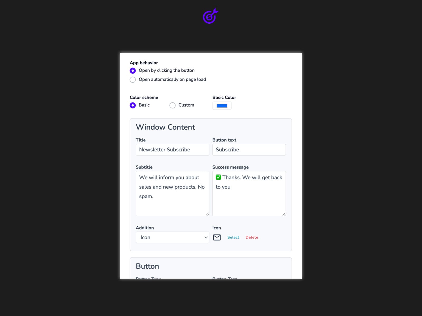 Smartarget Popup Forms