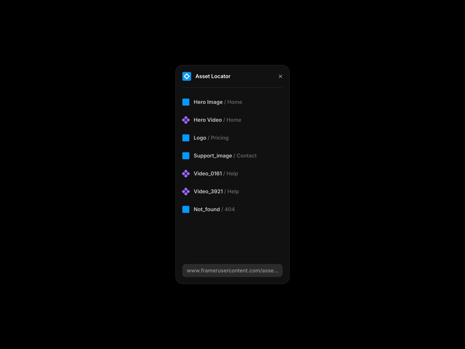 Asset Locator