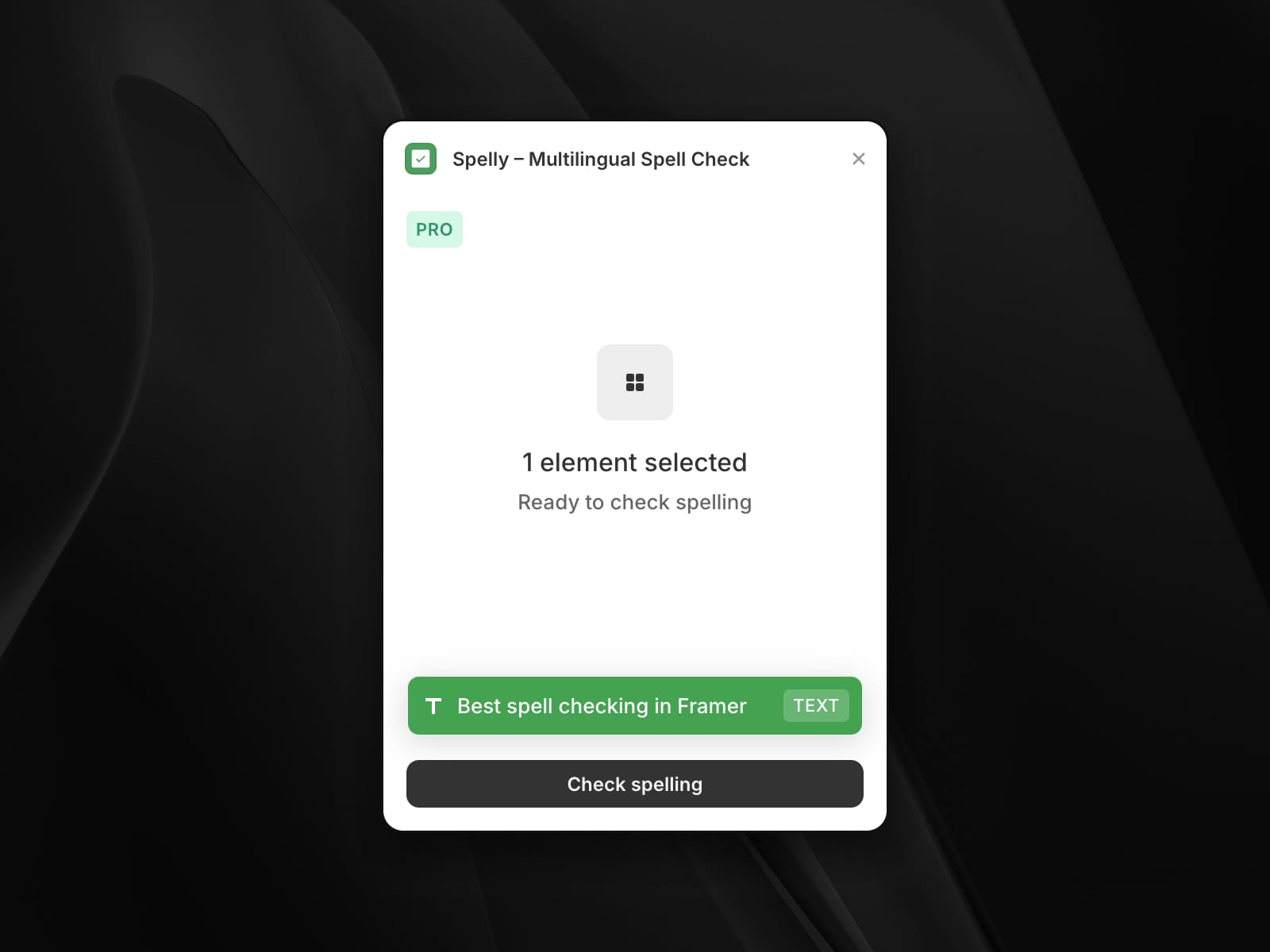 Spelly – Multilingual Spell Check