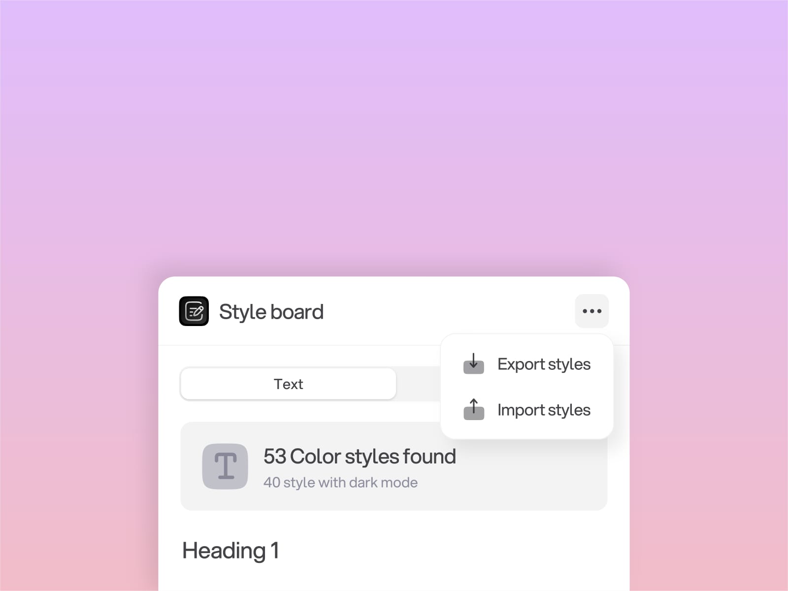 Style Board