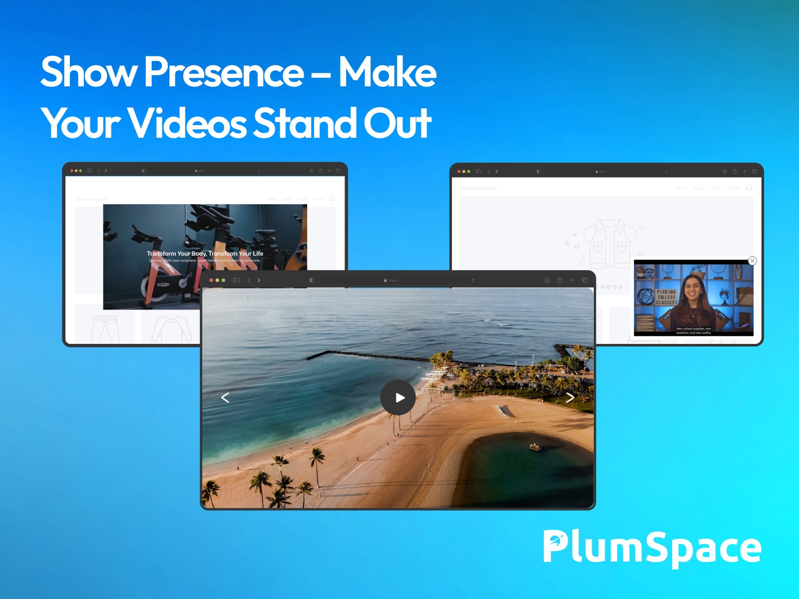 PlumSpace: Video Banner & Video Slider