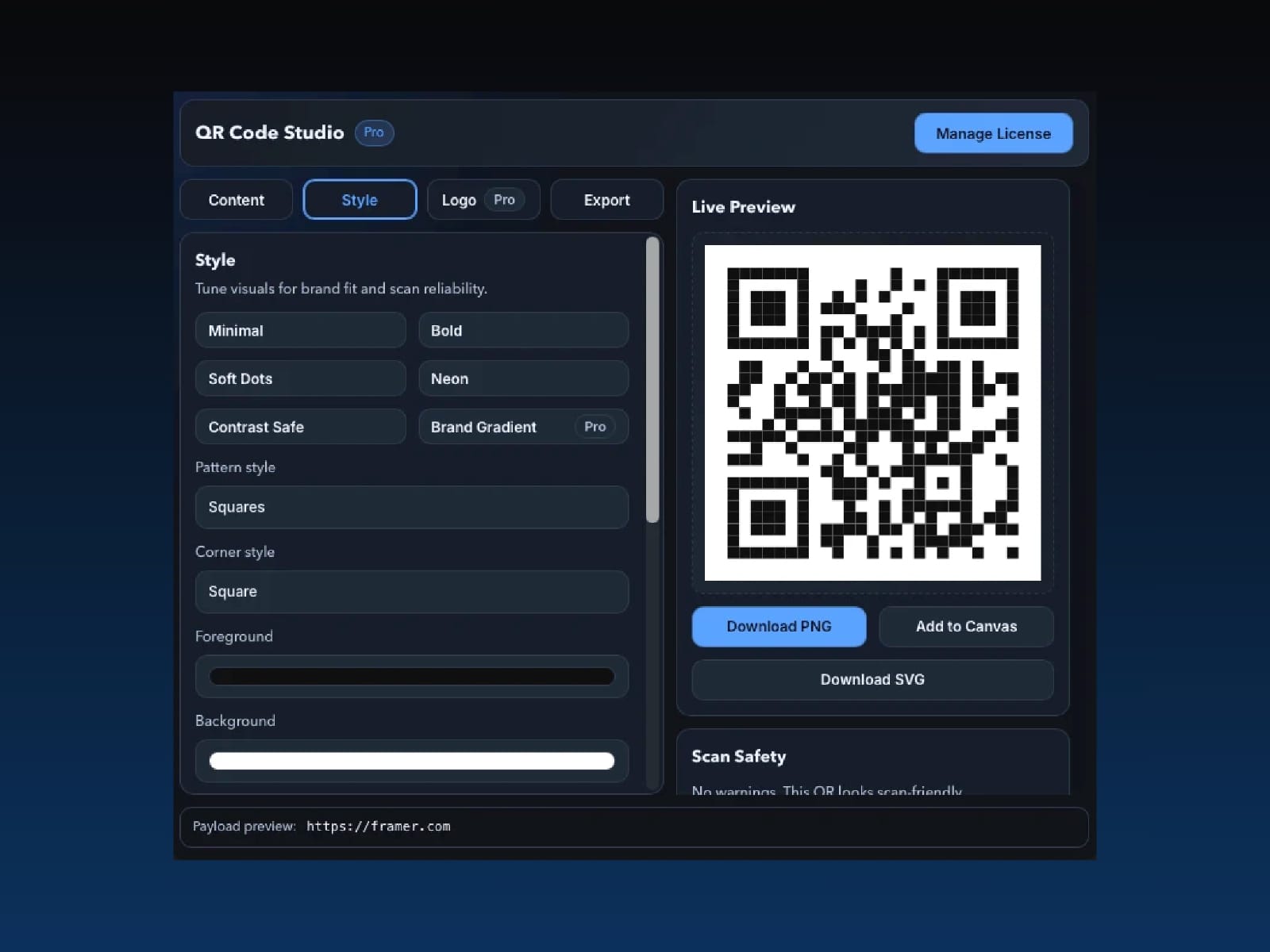 QR Code Studio