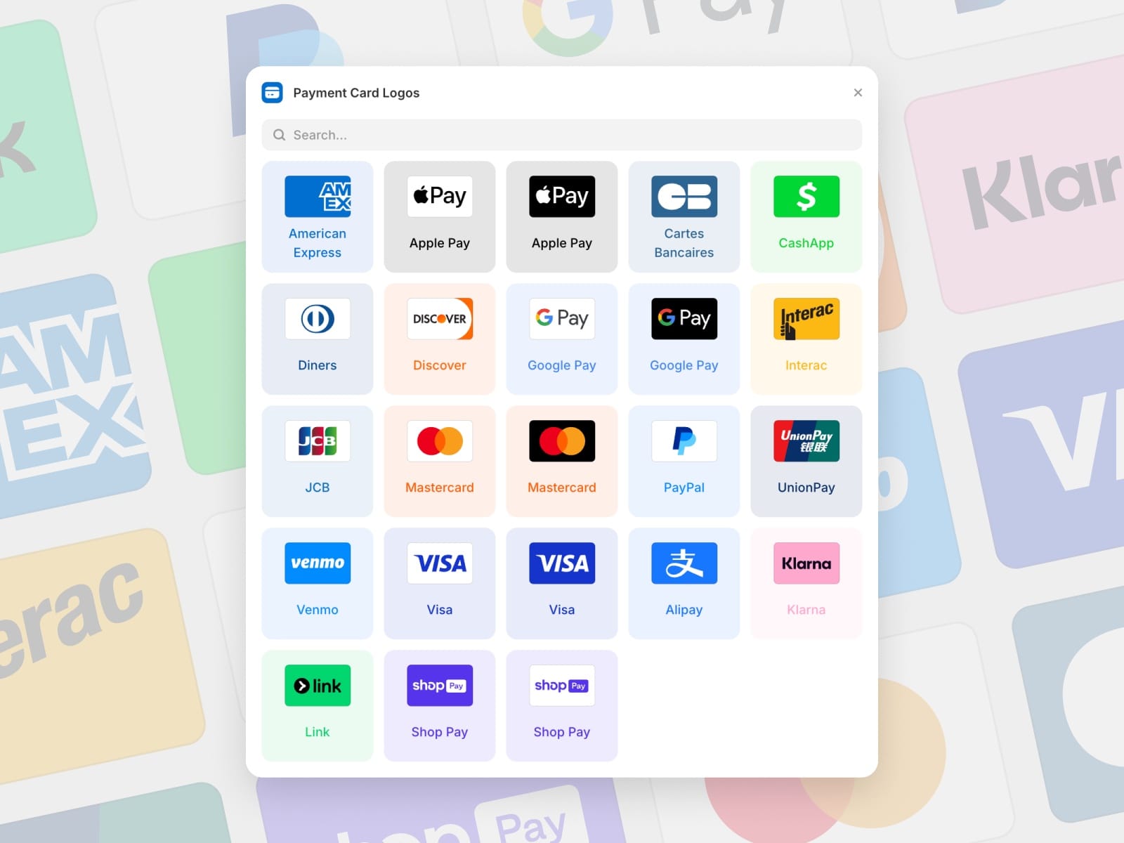 Payment Card Logos