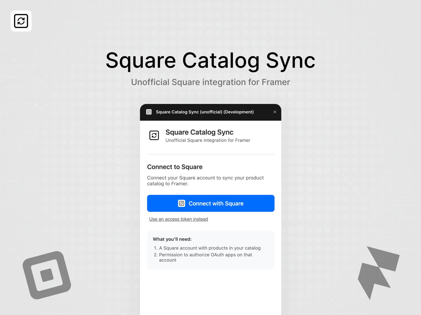Square Catalog Sync (unofficial)