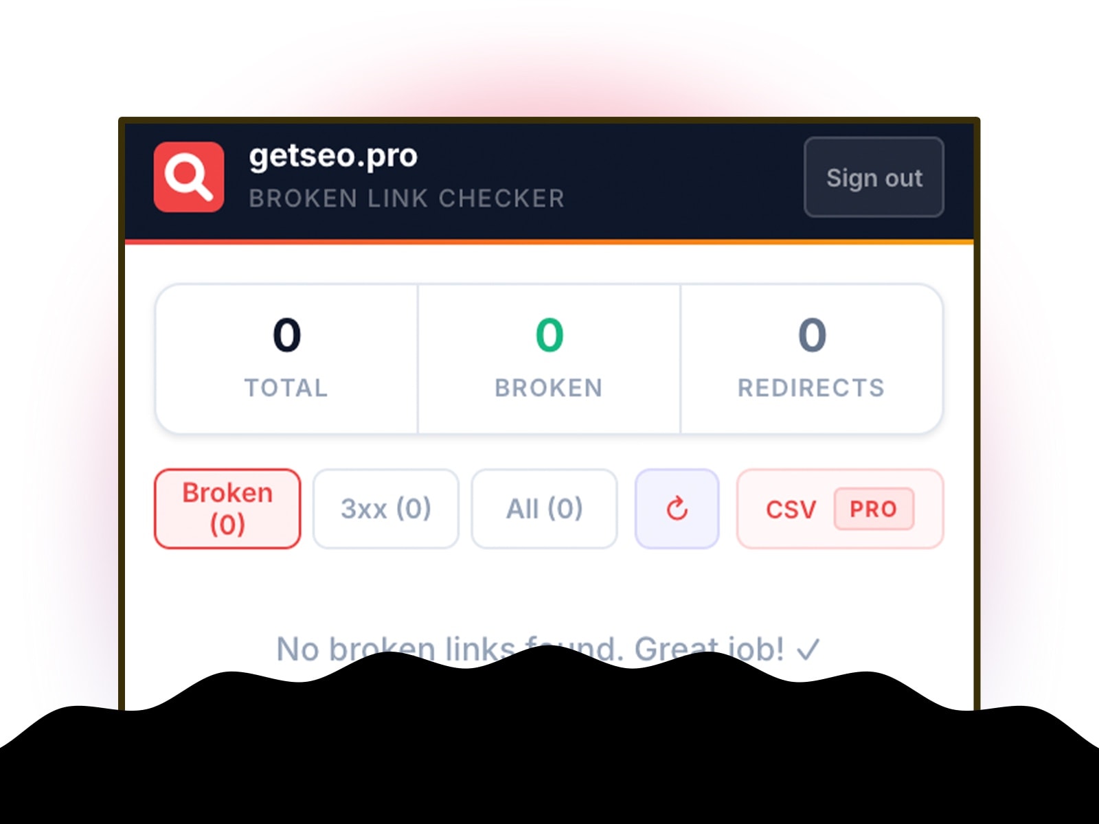Broken Link Scanner by getseo.pro