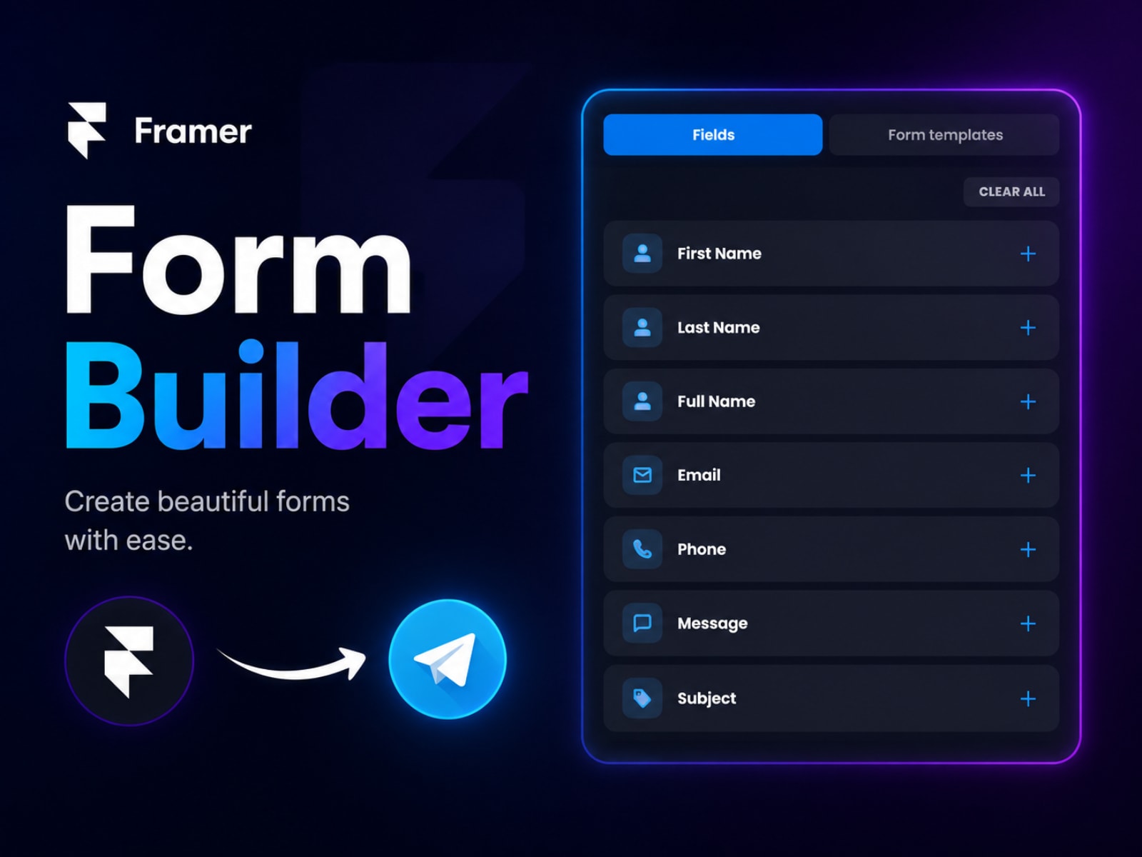 Form2Telegram Connect